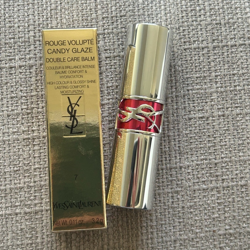 FREE SHIPPING Yves Saint Laurent Candy Glaze Lip Gloss Stick 7 BEIGE BLISS NEW